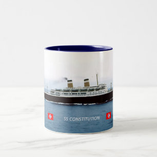 SS grondwet Tweekleurige Koffiemok