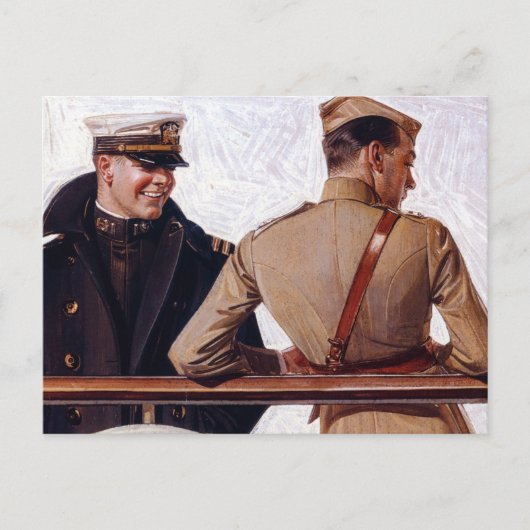 SS Leviathan, 1918, ingediend door Joseph Christel Briefkaart (Voorkant)