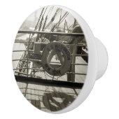 SS Luxury Liner Cruise Ship 1930 Deck Keramische Knop (Rechts)