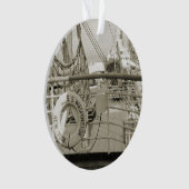 SS Luxury Liner Cruise Ship 1930 Deck Ornament (voorkant)