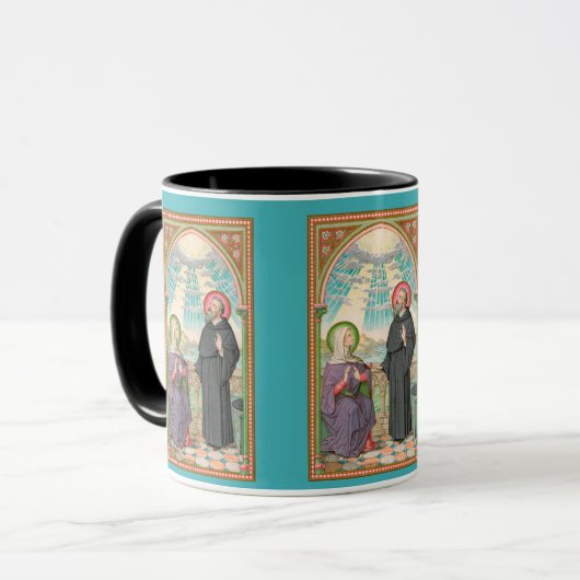 SS. Monica en Augustinus te Ostia (SAU 047) Mok (Voorkant links)