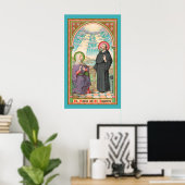 SS. Monica en Augustinus te Ostia (SAU 047) Poster (Thuiskantoor)
