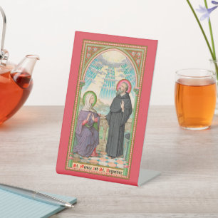 SS. Monica en Augustinus te Ostia (SAU 047) Reclamebord Met Voetstuk