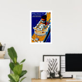 SS Nieuw Amsterdam Poster (Thuiskantoor)