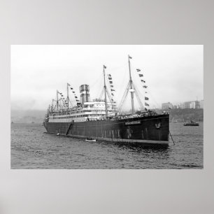 SS Nieuw Amsterdam Poster