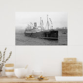 SS Nieuw Amsterdam Poster (Keuken)