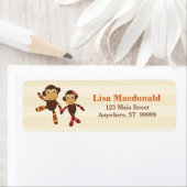 SS Noah / Noah's Ark Baby shower Étiquette de adre (En situation)