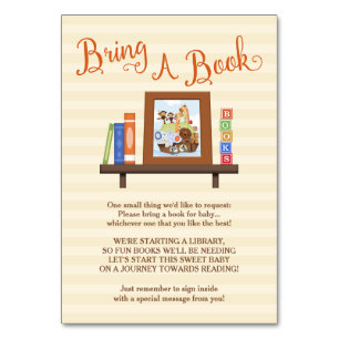 SS Noah / Noah's Ark Bring-a-Book Baby shower Kaart