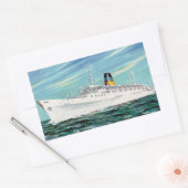 ss Olympia Rechthoekige Sticker (Envelop)