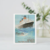 ss Parijs - de Franse Lijn Briefkaart (Staand voorkant)