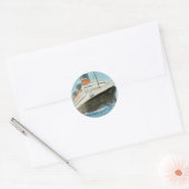ss Paris - The French Line Ronde Sticker (Envelop)
