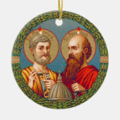 SS. Peter en Paul, apostelen (JMAS 01) Keramisch Ornament (Voorkant)