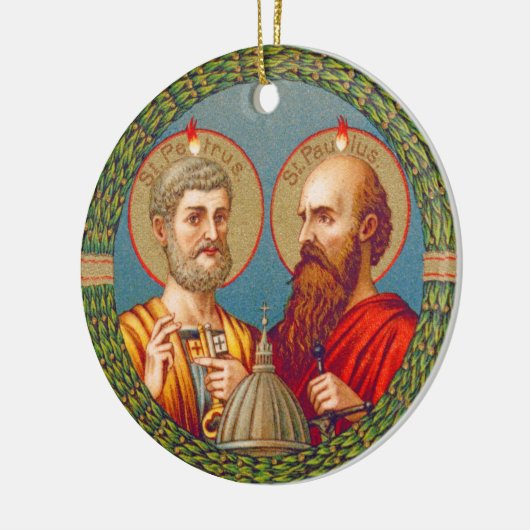 SS. Peter en Paul, apostelen (JMAS 01) Keramisch Ornament (Links)