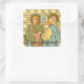 SS. Simon en Jude Thaddeus (RLS 16) Vierkante Sticker (Tas)