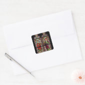 SS. Sylvester en John de Evangelist Vierkante Sticker (Envelop)