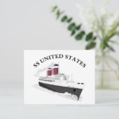 SS Verenigde Staten Briefkaart (Staand voorkant)