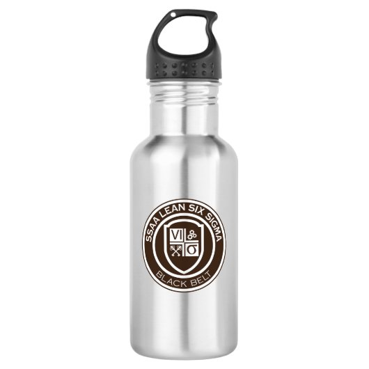 SSAA BLACK BELT WATER BOTTLE WATERFLES  (Voorkant)