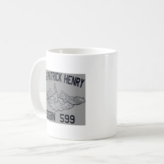 SSBN 599 USS Patrick Henry (SSBN-599) Mug (Devant gauche)