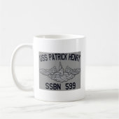 SSBN 599 USS Patrick Henry (SSBN-599) Mug (Gauche)