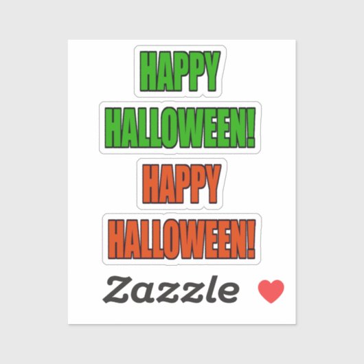 Sshit Book Happy Halloween Sticker (Vel)