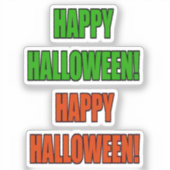 Sshit Book Happy Halloween Sticker (Voorkant)