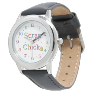 Sshit Chick Scrapbooker's pols horloge