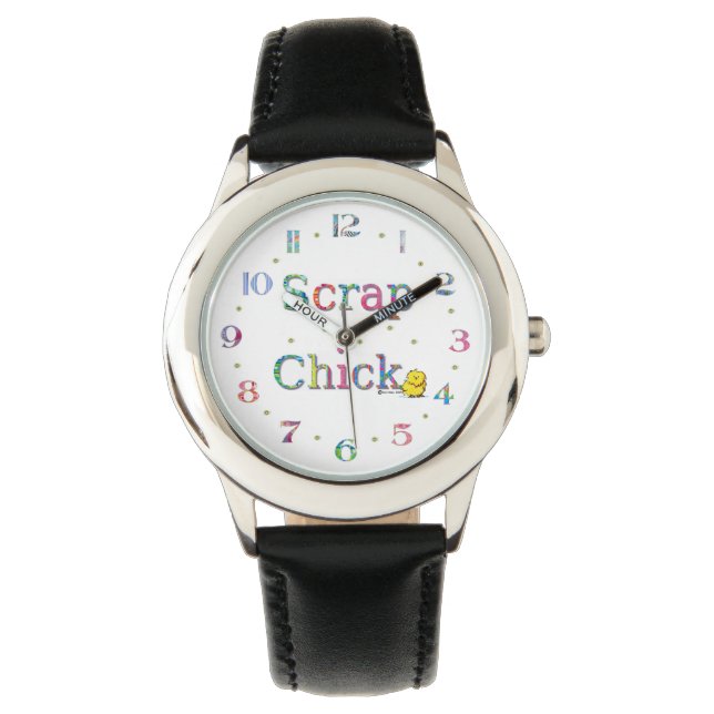 Sshit Chick Scrapbooker's pols horloge (Voorkant)