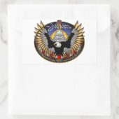 SSN 785 USS John Warner Rechthoekige Sticker (Tas)