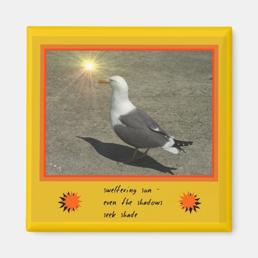Ssoudain Sun Haiku Art Magnet (Devant)