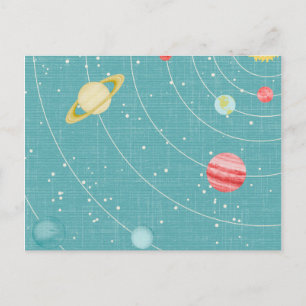 SSP CARTOON KINDER SOLAR SYSTEEMPAPIERPLANTEN STAR BRIEFKAART