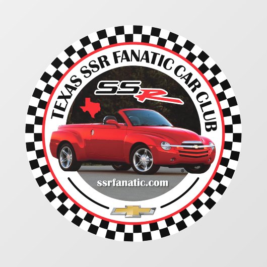 SSR-vensterkoppeling Raamsticker (Vel)