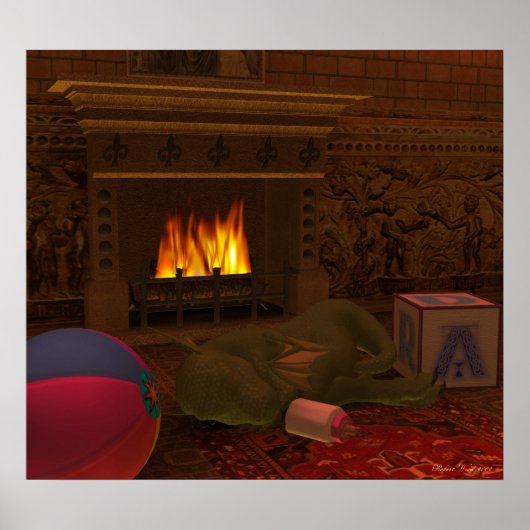 ssshhhhhhhh! De baby slaapt. Poster (Voorkant)