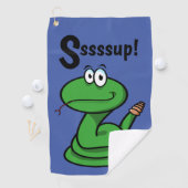 Sssssup! Slang Golfhanddoek (Insitu)