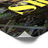 Sssst Baby slaapt Poster (Hoek)