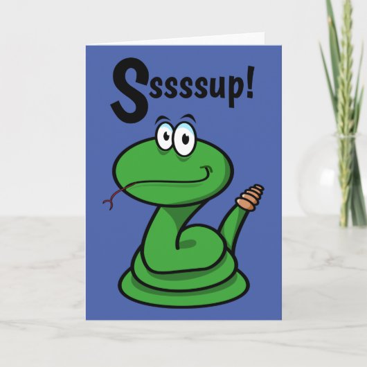 Ssssup! Snake Kaart (Voorkant)