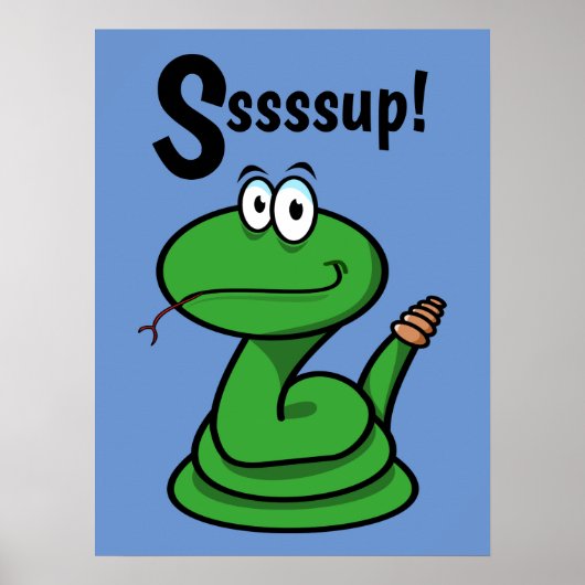 Ssssup! Snake Poster (Voorkant)