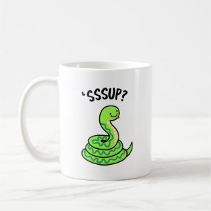 Sssup Funny Hissing Snake Pun Koffiemok