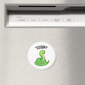 Sssup Funny Hissing Snake Pun Magneet (Insitu (Vaatwasser))