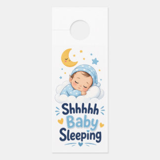 Sst Baby Slapen  Grote deurhanger