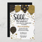 Sst.. Het is een verrassingsfeest Kaart (Voorkant / Achterkant)