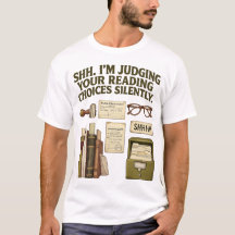Sst, ik beoordeel je leeskeuzes Grappig T-shirt