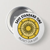 SST Logo Button "Bescherm onze slaap" (Voorkant /achterkant)