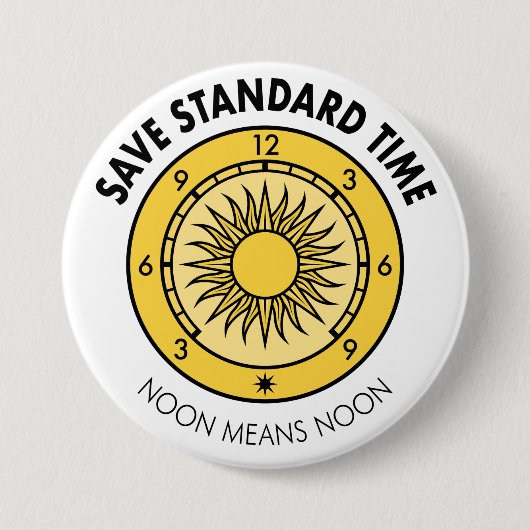 SST Logo Button "Noon betekent Noon" (Voorkant)