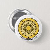 SST Logo Ronde Button met Buitentekst (Voorkant /achterkant)