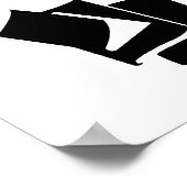 Sstille lezer op het werk poster (Hoek)