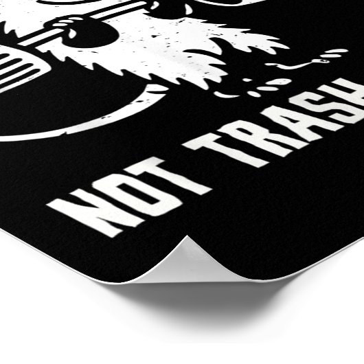 Ssum Ossum Trash Can Trash Cannot Funny Joke Ossum Poster (Hoek)