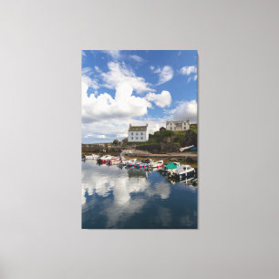 St Abbs, Schotland Canvas Afdruk