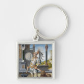 St. Adrian in Armor in een open landschap Sleutelhanger (Voorkant)