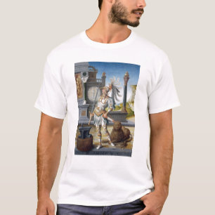 St. Adrian in Armor in een open landschap T-shirt