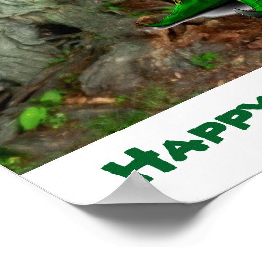 ST. Affiche du JOUR de PATRICK LEPRECHAUN POEM (Coin)